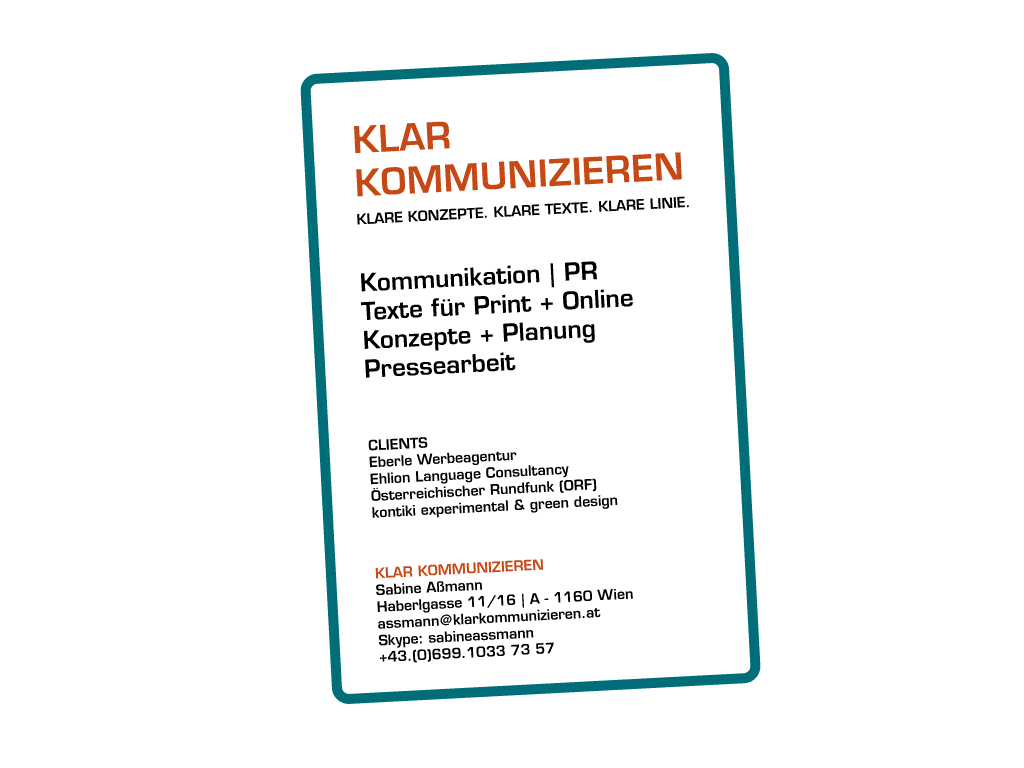 klar kommunizieren
